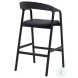Apache Black Bar Stool