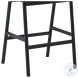 Apache Black Bar Stool