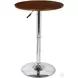 Bentley Walnut Wood Adjustable Height Pub Table