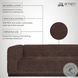 Brea Mocha Performance Fabric Sofa