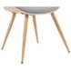 Butterfly Oak and Gray Upholstered Dining Chair