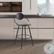 Carnation Vintage Gray Swivel Bar Stool