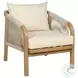 Cypress Ivory Outdoor Patio Chair