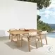 Cypress Blonde Outdoor Patio Dining Table