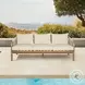 Cypress Ivory Outdoor 75" Patio Sofa
