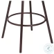 Dover Brown 26" Swivel Counter Height Stool