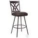 Dover Brown 26" Swivel Counter Height Stool