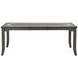 Lisbon Gray Extendable Rectangular Dining Room Set