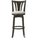 Elle Beige Swivel Counter Height Stool