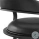 Gardenia Black Swivel Counter Height Stool