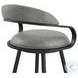 Gardenia Vintage Gray Swivel Counter Height Stool