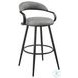 Gardenia Vintage Gray Swivel Counter Height Stool