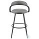 Gardenia Vintage Gray Swivel Bar Stool