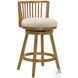Harper Ivory Fabric Swivel Bar Stool