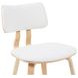 Jaguar Oak and White Upholstered Dining Chair