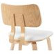 Jaguar Oak and White Upholstered Dining Chair