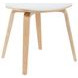 Jaguar Oak and White Upholstered Dining Chair