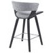 Jagger Gravel Gray Upholstered Counter Height Stool