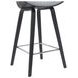 Jagger Gravel Gray Upholstered Counter Height Stool