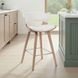 Jagger Oatmeal Upholstered Counter Height Stool