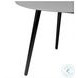 Kylie Black Eucalyptus Outdoor 47" Round Dining Table