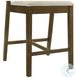 Landyn Ecru Bar Stool with Sepia Brown Frame