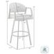 Marcie Vintage Gray Swivel Counter Height Stool