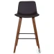 Maddie Brown Faux Leather Contemporary 26" Counter Height Stool