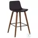 Maddie Brown Faux Leather Contemporary 26" Counter Height Stool