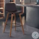 Maddie Brown Faux Leather Contemporary 26" Counter Height Stool