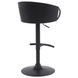 Montego Snow White Upholstered Swivel Bar Stool