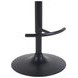 Montego Snow White Upholstered Swivel Bar Stool