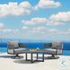 Menorca Gray Outdoor Round Coffee Table