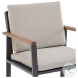 Nofi Taupe Outdoor Patio Dining Chair Set Of 2
