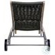 Odette Light Eucalyptus and Charcoal Rope 72" Outdoor Chaise Lounge Chair