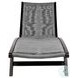 Odette Dark Eucalyptus and Gray Rope 72" Outdoor Chaise Lounge Chair