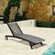 Odette Dark Eucalyptus and Gray Rope 72" Outdoor Chaise Lounge Chair