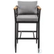 Orlando Gray Outdoor Patio Bar Stool