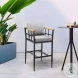Orlando Gray Outdoor Patio Bar Stool