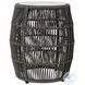 Opus Charcoal Indoor and Outdoor Garden Stool Round End Table