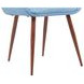 Panda Light Blue Upholstered Dining Chair