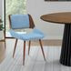 Panda Light Blue Upholstered Dining Chair