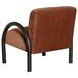 Rae Logan Brown Upholstered Accent Chair