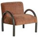 Rae Logan Brown Upholstered Accent Chair