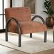 Rae Logan Brown Upholstered Accent Chair