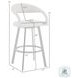 Ramona Gray Swivel Counter Height Stool