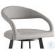 Ramona Gray Swivel Bar Stool