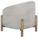 Stormy Butter Cream Upholstered Accent Chair