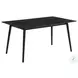 Westmont Black 59" Rectangular Dining Table