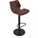 Zuma Vintage Coffee Adjustable Swivel Metal Bar Stool